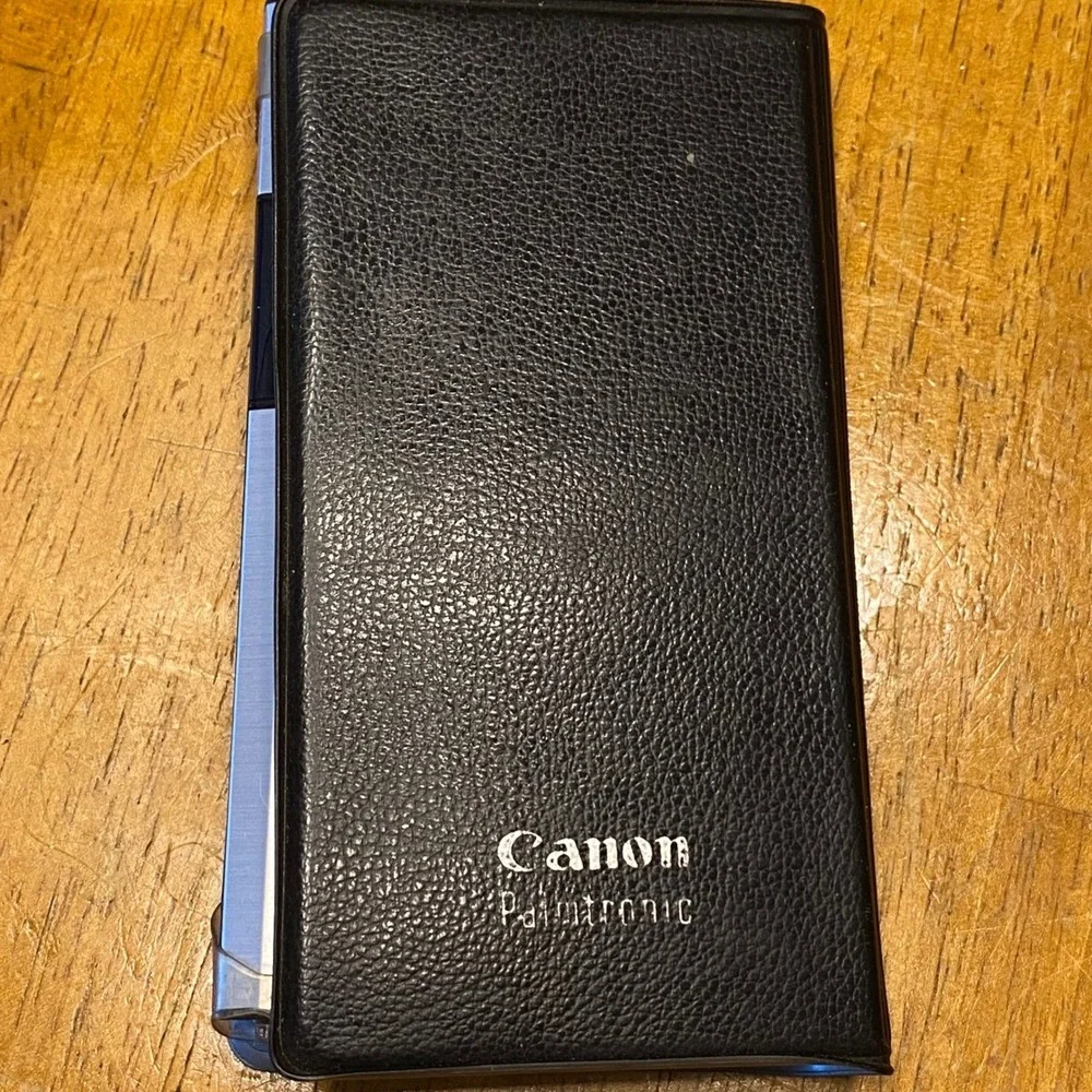 Canon Palmtronic 8Ms Calculator Silver Good‎ Vintage VFD Japan LD-8Ms